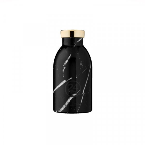 24 Bottles Clima Stainless Steel Water Bottle 330Ml Black Marble - Thermos