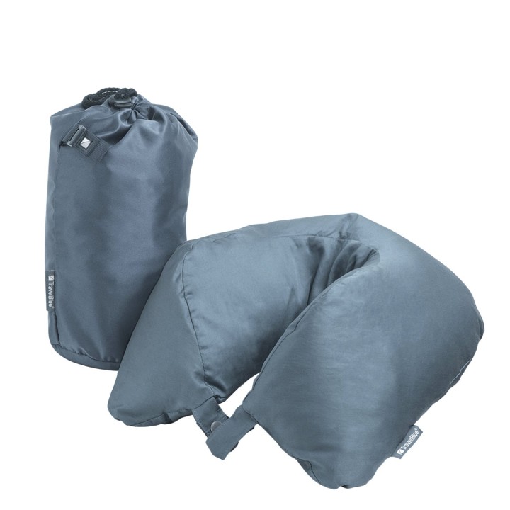 Travel Blue Feather Neck Pillow - Ergonomic Travel Support