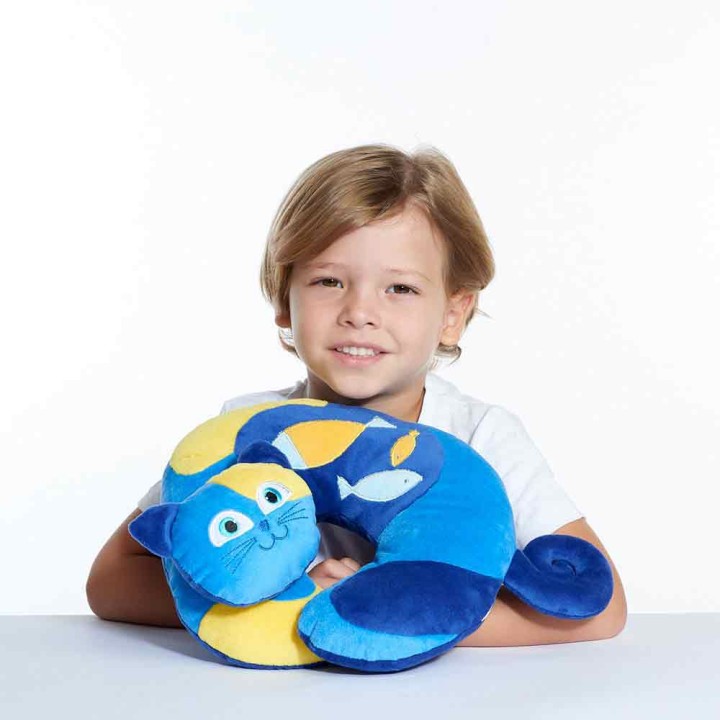 Travel Blue Kitty the Cat Plush Toy