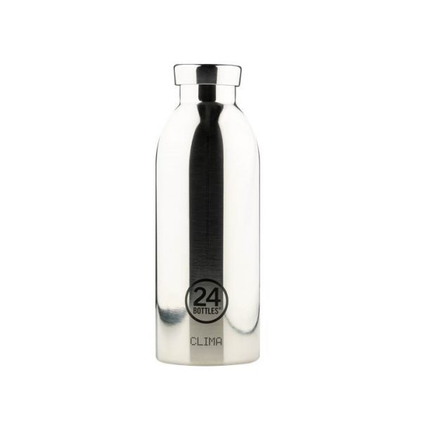 24 Bottles Clima Stainless Steel Water Bottle 500Ml Platinum - Thermos