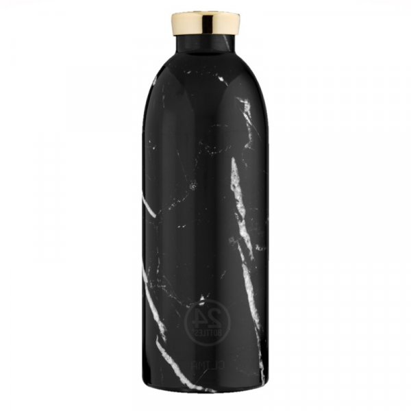 24 Bottles Clima Stainless Steel Water Bottle 850Ml Black Marble