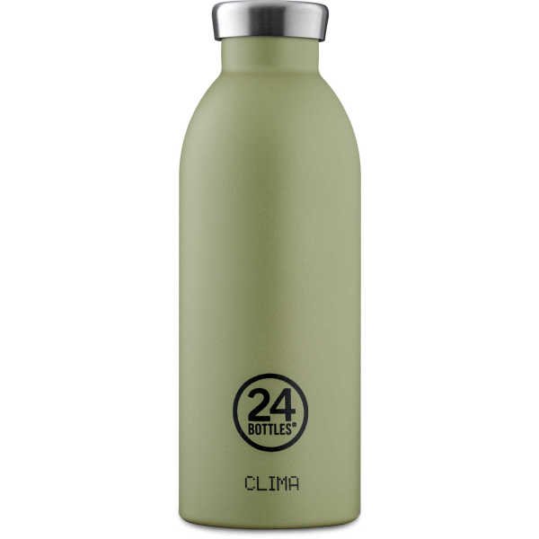 24 Clima Bottle Stone Sage Colour Stainless Steel 500Ml