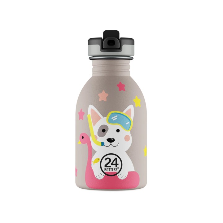 24Bottles Urban Bottle 250ML – Lightweight Reusable Water Bottle – Lucky Dog - Thermos