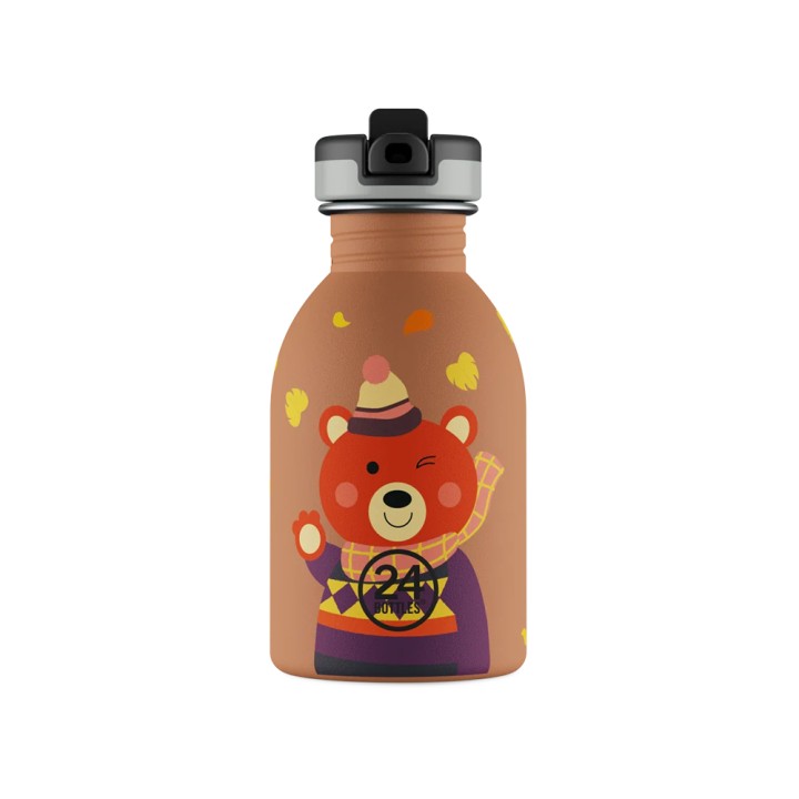 24Bottles Urban Bottle 250ML – Lightweight Reusable Water Bottle – Sweet Bear - Thermos