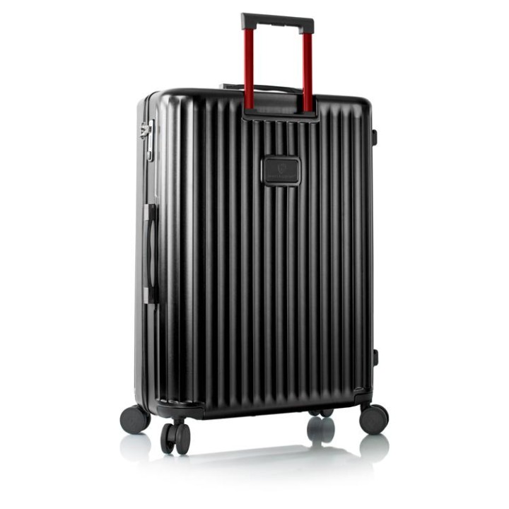 Heys Smart Luggage Black 30 Inch Expandable Spinner - 76 x 52 x 32 cm