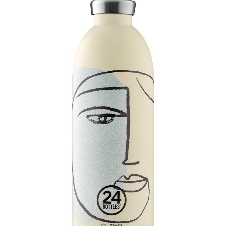 24Bottles Water Bottle Thermos Clima Bottle 850Ml White Calypso Design