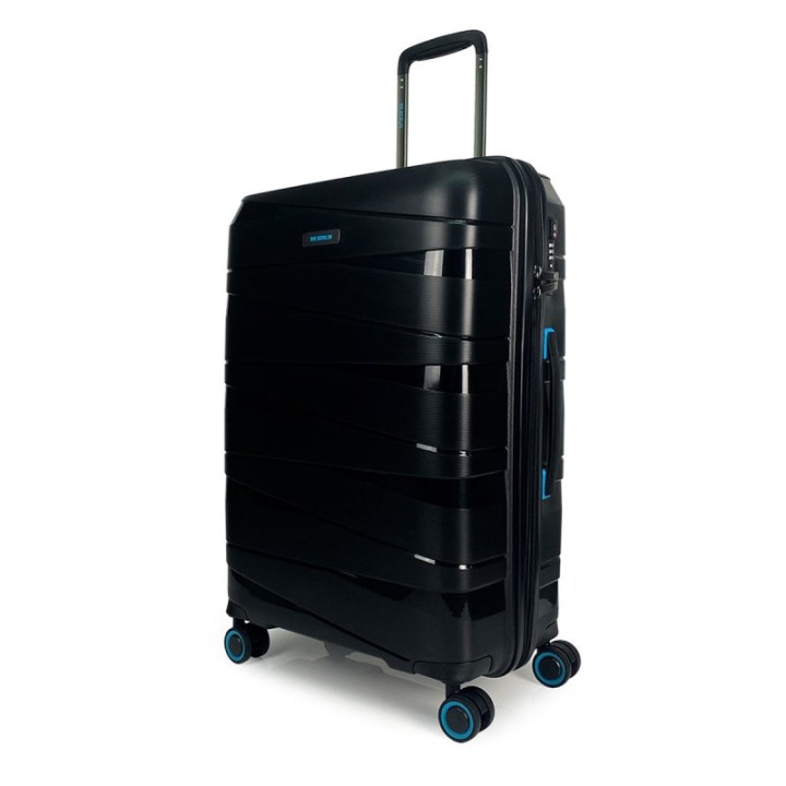 Bg Berlin Medium Size Suitcase Color Black 67.5x46x26.5