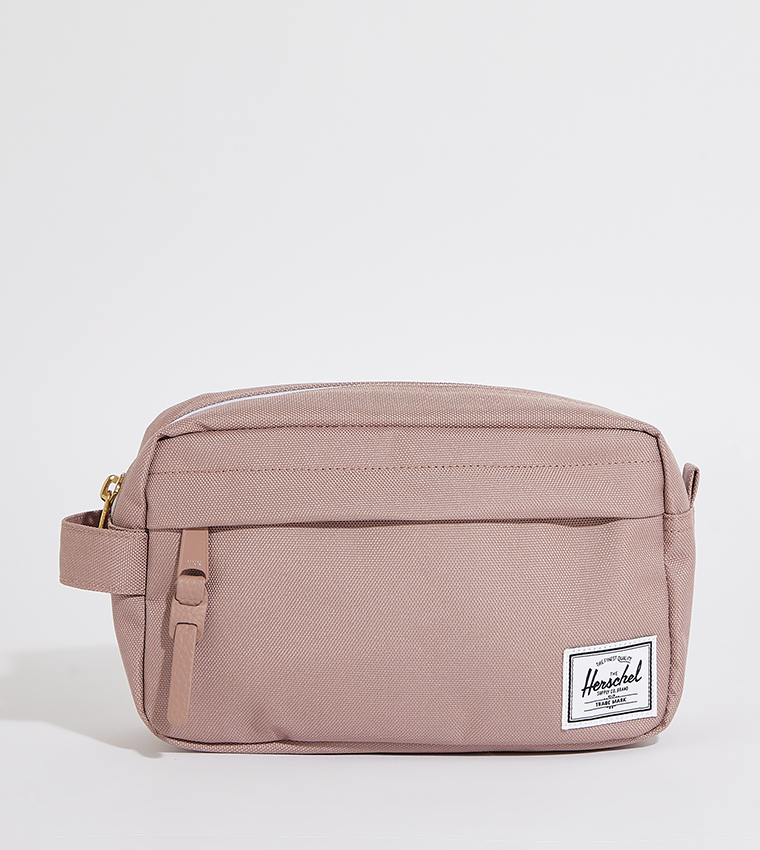 Herschel Chapter Small Travel Kit Ash Rose Design