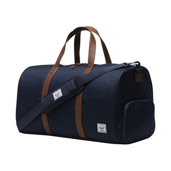 Herschel Novel Duffle Bag, Navy - 42.5L Weekender Travel Bag with Shoe Compartment