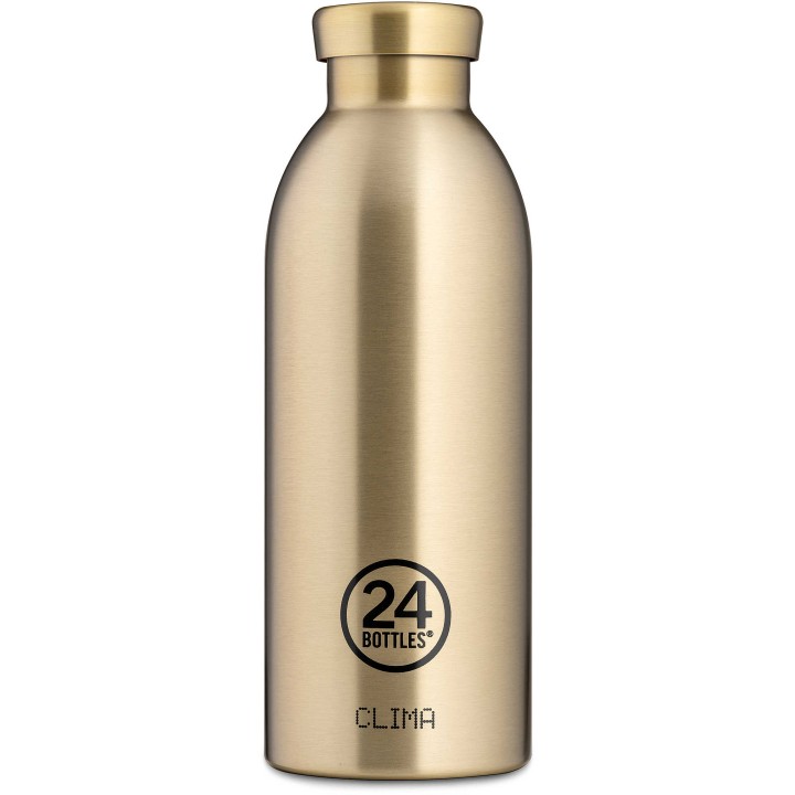 24Bottles Clima Insulated Stainless Steel Water Bottle Sparkling Gold 500ml - Thermos