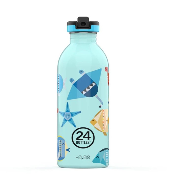 24 Bottles Urban Stainless Steel Water Bottle 500Ml Sea Friends - Thermos