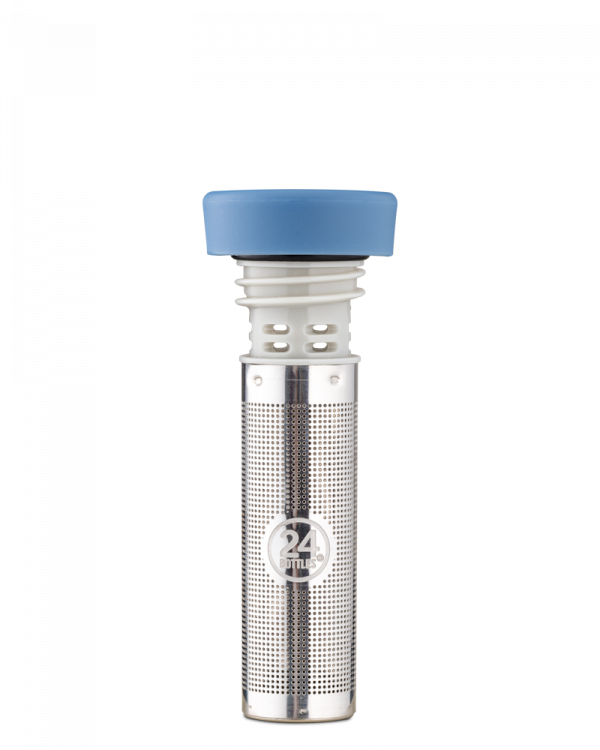 24 Bottles Tea Infuser Lid Light Blue