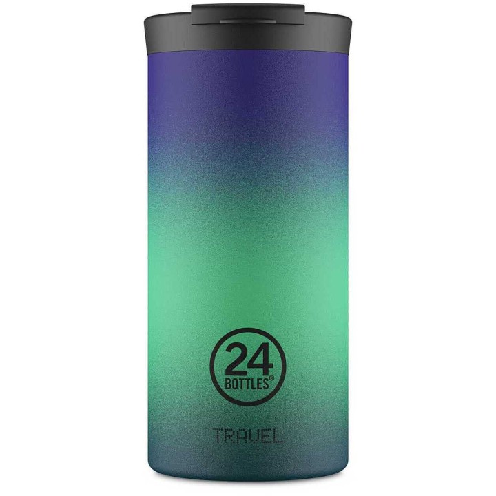 24Bottles Travel Tumbler 600ML – Insulated Stainless Steel Mug with Leakproof Lid – Borealis