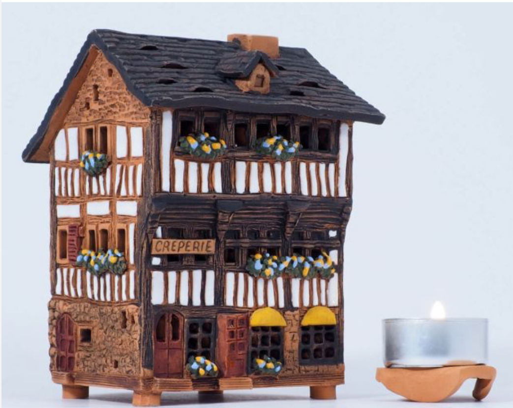 Handmade Ceramic Candlehouse. Oil burner