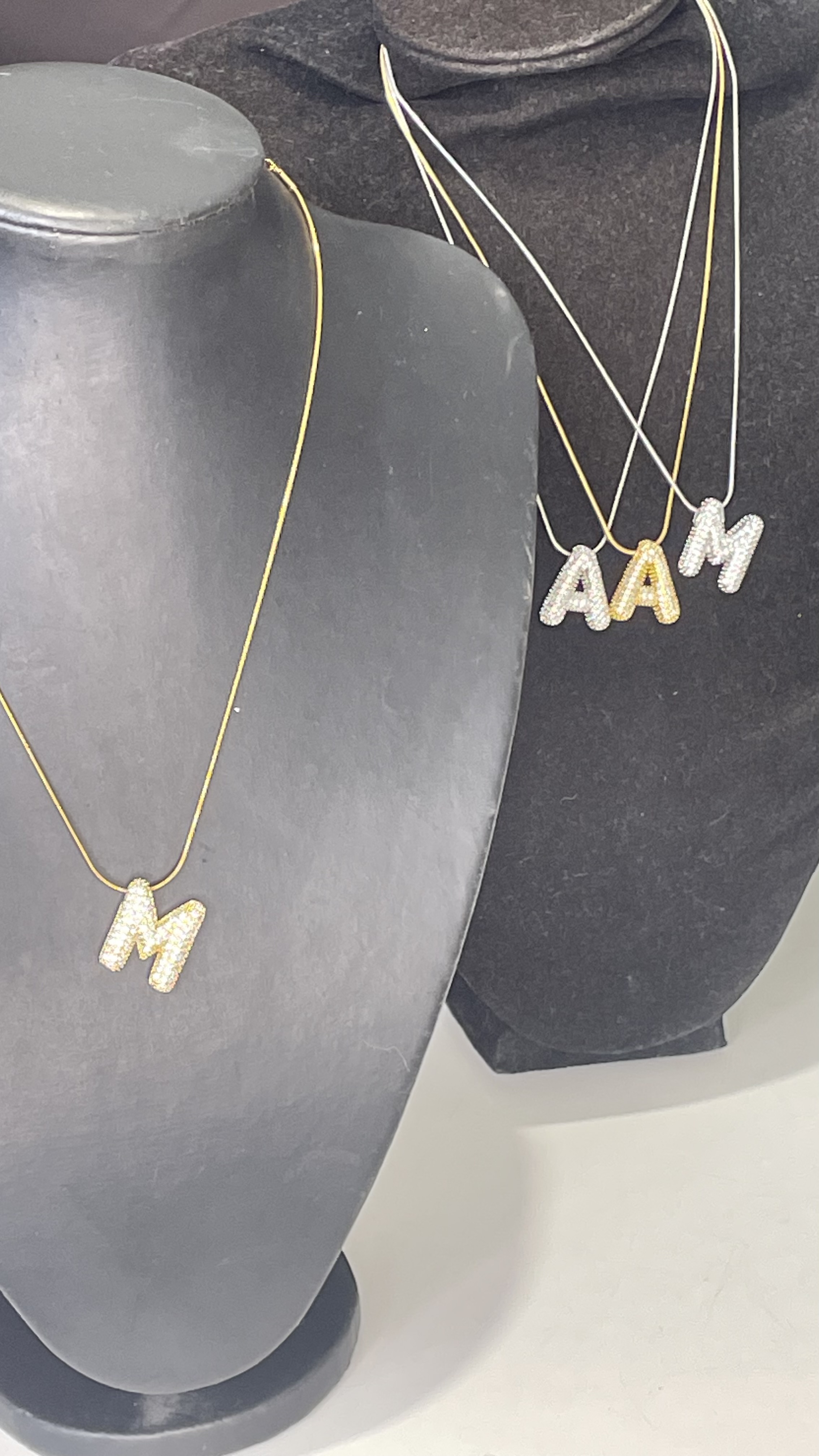 Capital Letters Stainless steel Necklaces