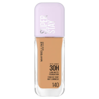 Maybelline Super Stay Up 30-Hour Lumi-Matte Foundation No.140 – foundation, matte, long-lasting