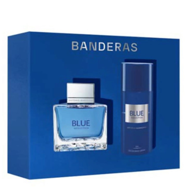 Antonio Banderas - Blue Seduction 2PCS EDT For Men 100ML + Deo Spray 150ML - Mens Perfume Set