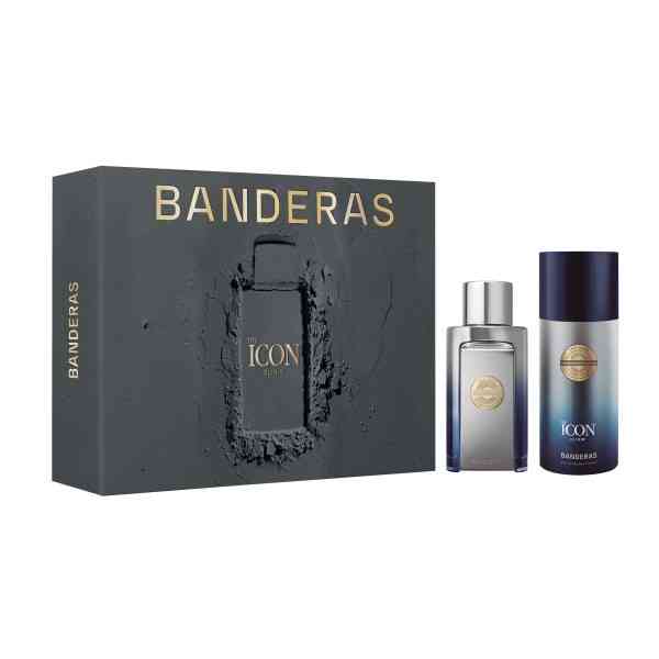 Antonio Banderas The Icon Elixir 25 Eau de Parfum 100ml + Deodorant 150ml – mens perfume spray, deodorant set