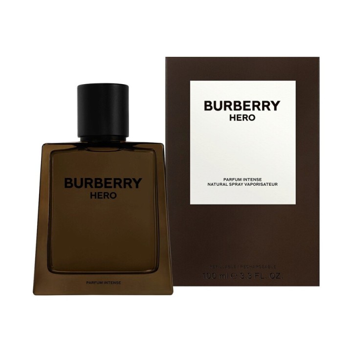 Burberry Mens Hero Intense Parfum 3.4 oz – mens perfume spray