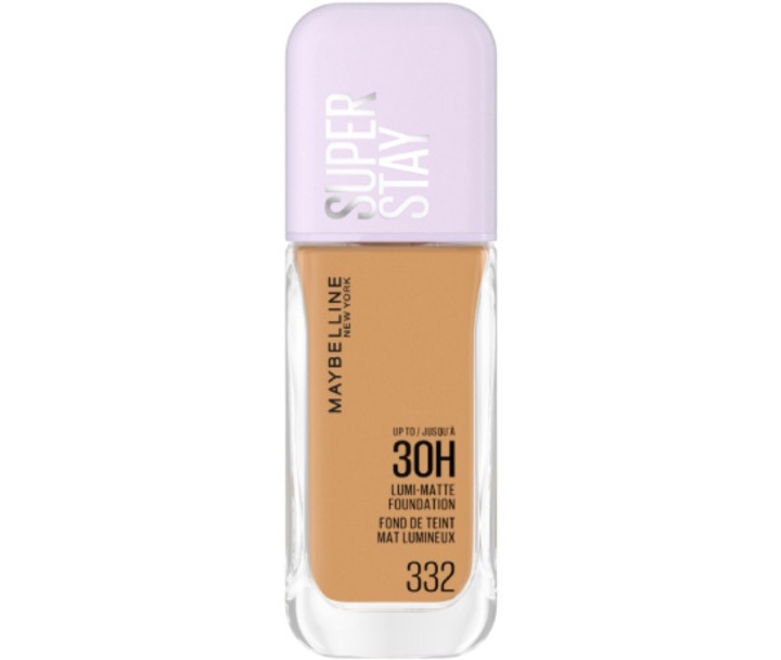 Maybelline Super Stay Up 30-Hour Lumi-Matte Foundation No.332 – foundation, matte, long-lasting