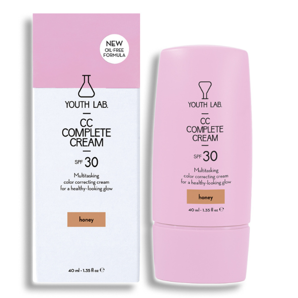 Youth Lab. Cc Complete Cream Honey (Medium) Καλυπτική Κρέμα Ολικής Αναδόμησης Spf30 40ml