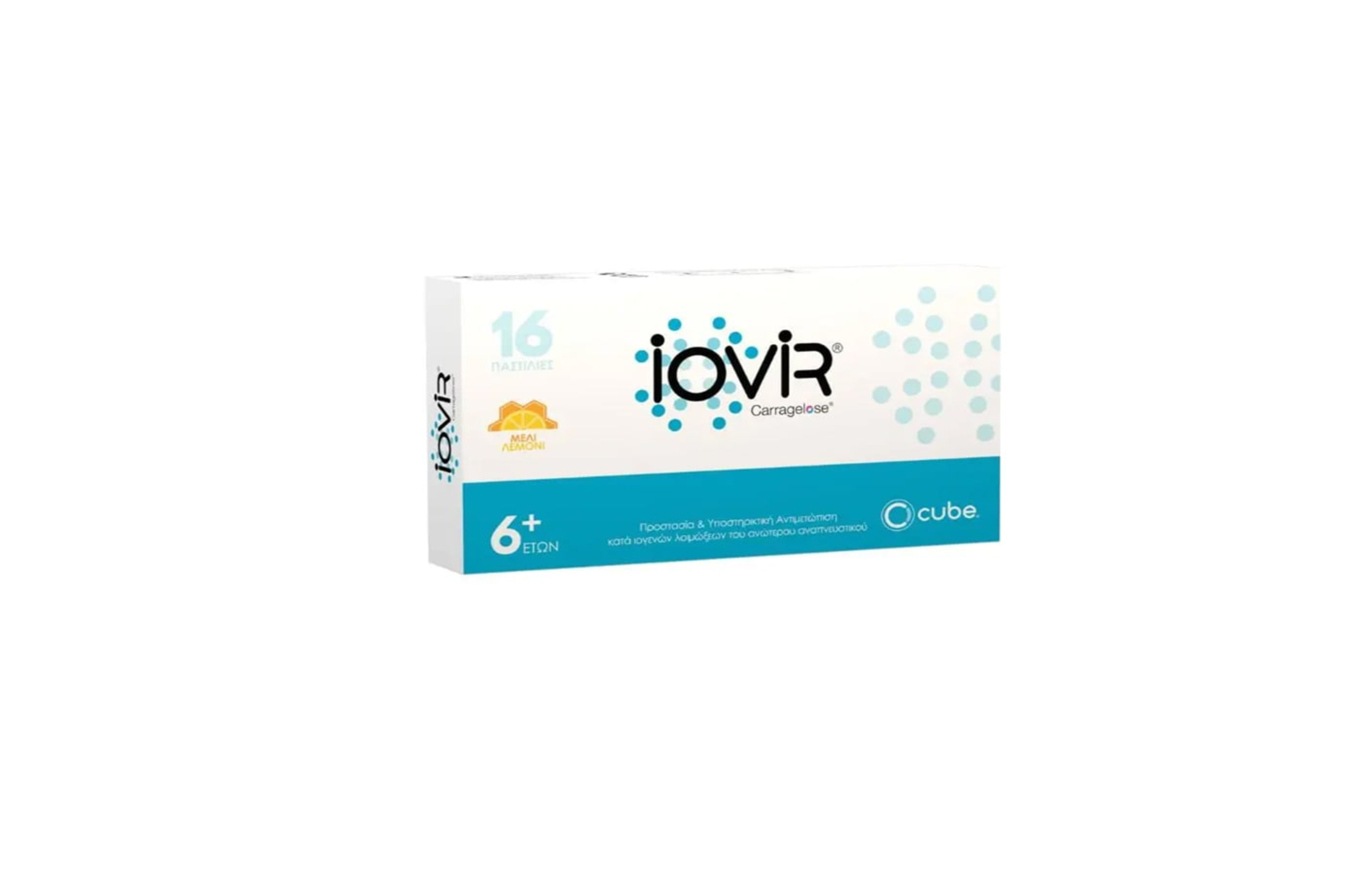 Iovir Carragelose Honey Lemon 16 lozenges