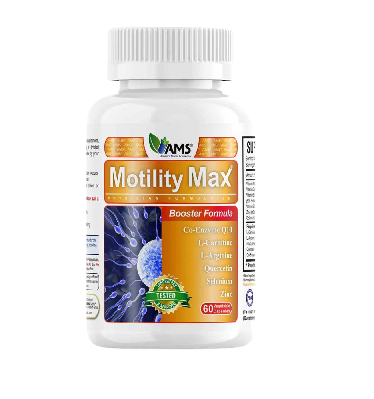 AMS MOTILITY MAX 60 CAPSULES