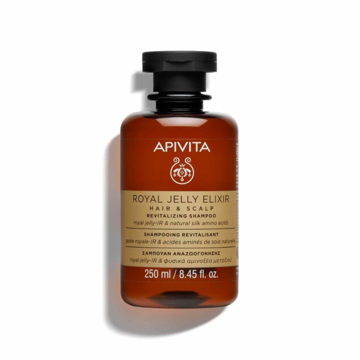 apivita royal jelly elixir hair scalp revitalizing shampoo