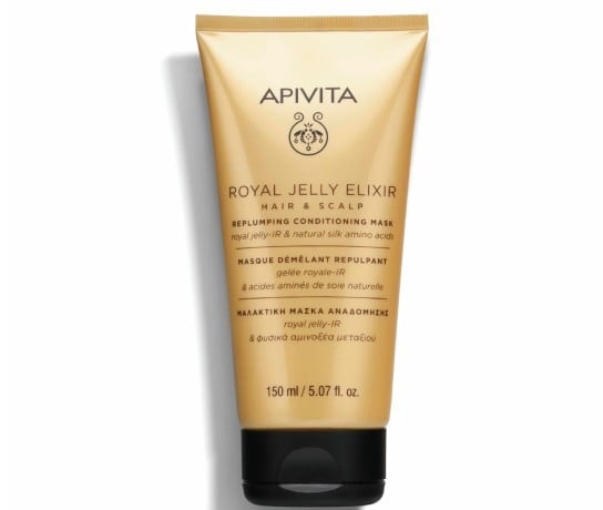 apivita royal jelly elixir hair scalp replumping conditioning mask