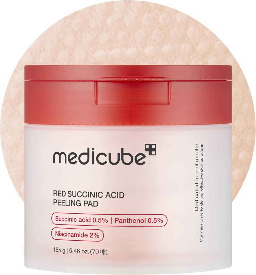 Medicube Red Succinic Peeling Pad 2024 (70 Pads) 155 g