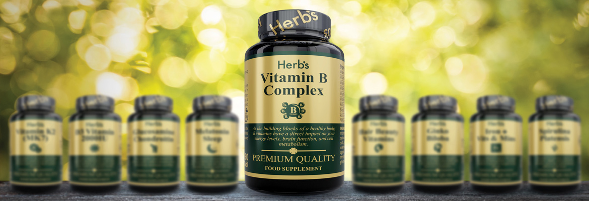 Herbs vitamin B Complex 60 Capsules