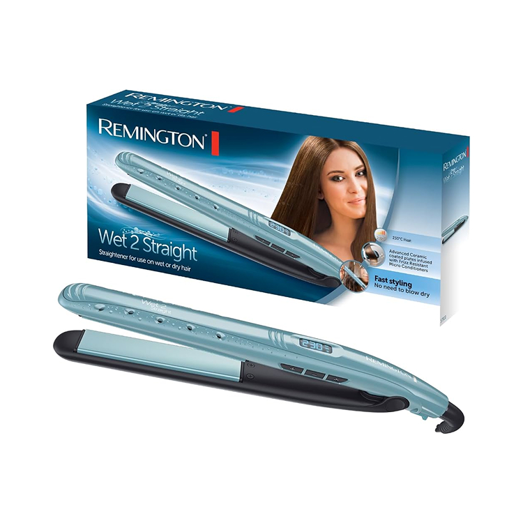 Remington S7300 Wet2Straight Flat Iron – 110 mm Ceramic, 140–230 °C
