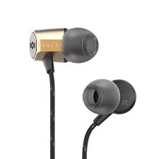 House of Marley EM-JE091 Uplift 2.0 Wired Headphones, Gold
