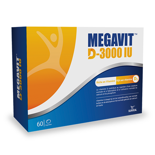 Megavit Vitamin D Caps 60 X 3000Iu