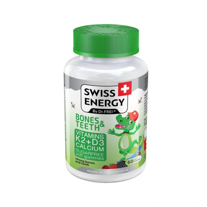 Swiss Energy Bones & Teeth, 60 Soft Gummies