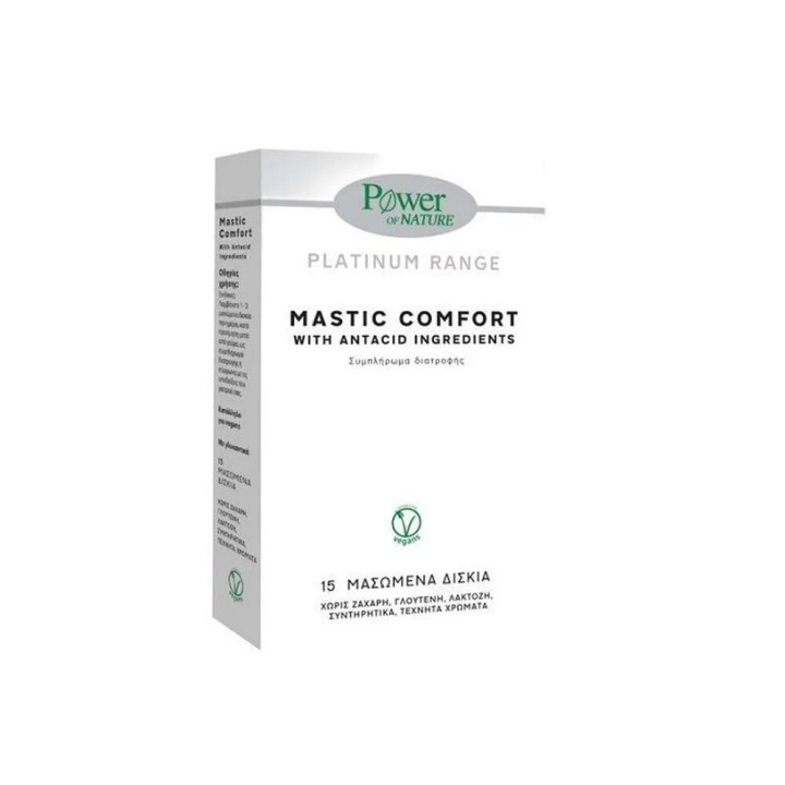Power Of Nature Platinum Range Mastic Comfort, 15Chew.Tabs