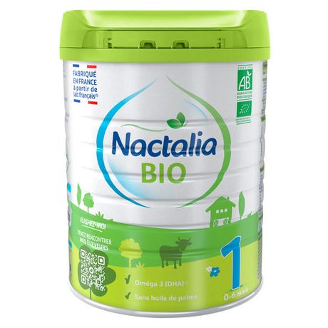 Nactalia Bio 1, Milk, 800G X 0-6M