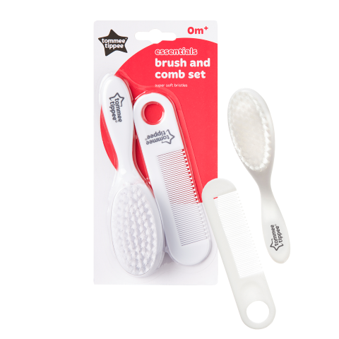 Tommee Tippee Essentials Baby Brush & Comb Set 0M+