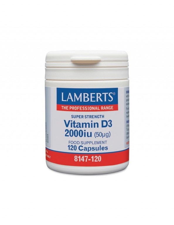 Lamberts Vitamin D3 2000Iu,120Capsules