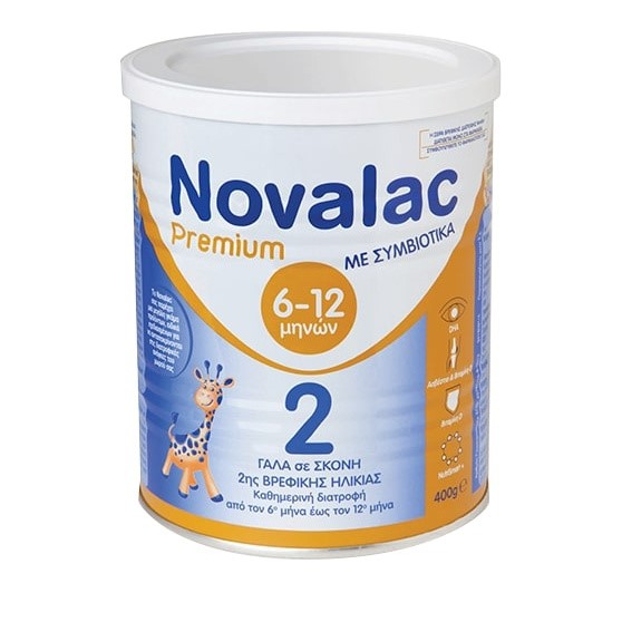 Novalac Premium 2 Symbiotic Baby Milk 6-12M, 400G