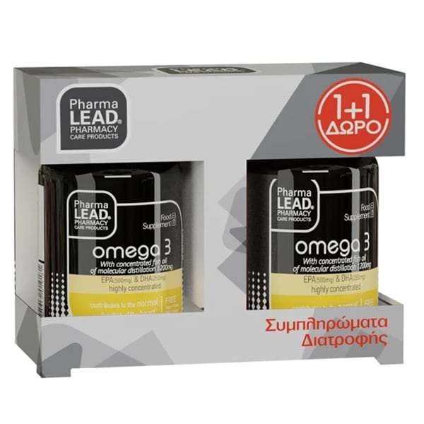 Pharmalead Omega 3 (Epa 500Mg + Dha 250Mg) (1+1), Softgels, 30
