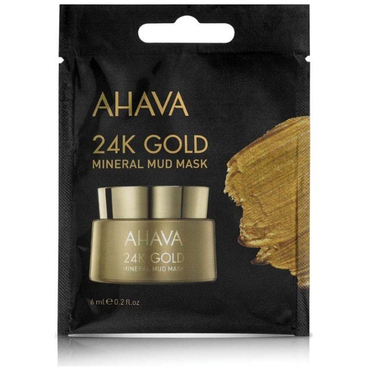 Ahava 6Ml Single Use 24K Gold Min. Mid Mask, Mask 6Ml