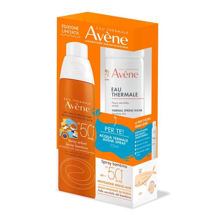 Avene Kit Bag Spray Spf 50+ 200Ml & Eau Thermale Spray 150Ml