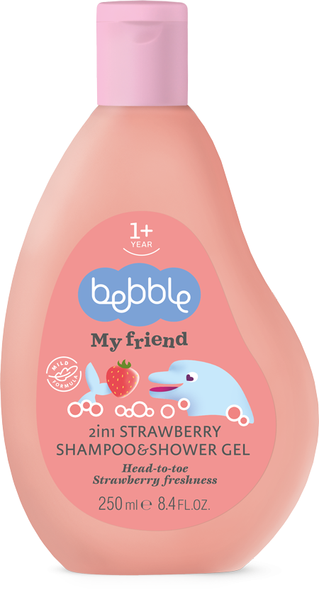 Bebble My Friend 2 In 1 Shampoo & Shower Gel Strawberry 250 Ml