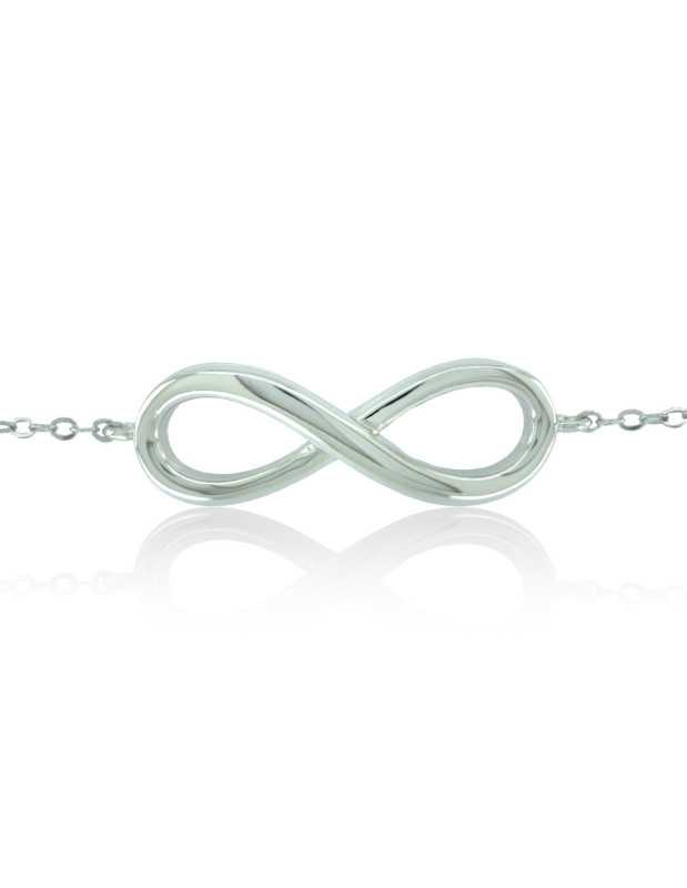 Dr. Biju Bracelet Infinity 22Mm White Bronze