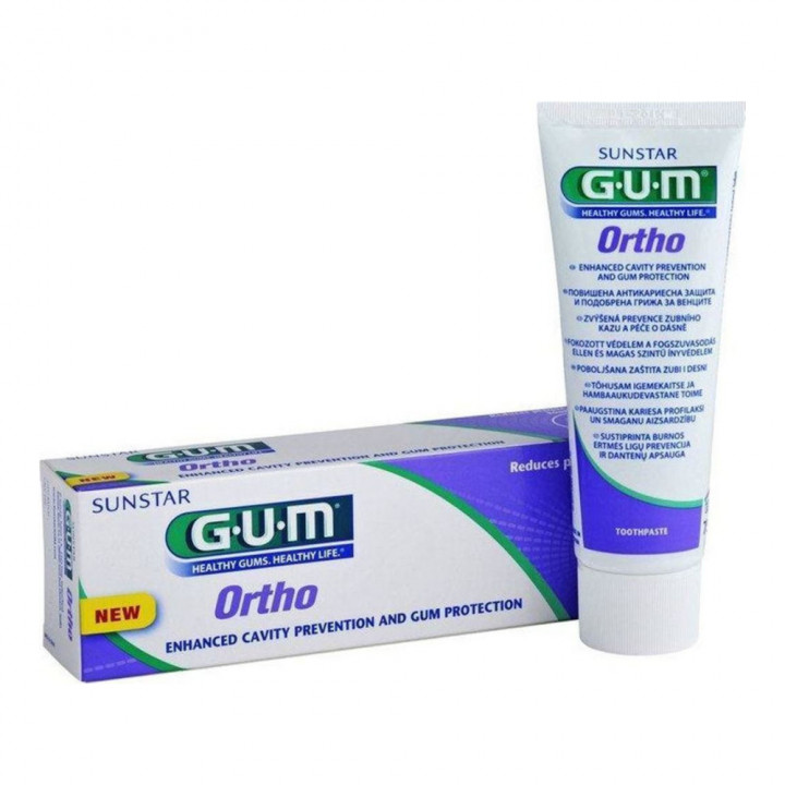 Gum Ortho (Orthodontic), Toothpaste Gel, 75Ml