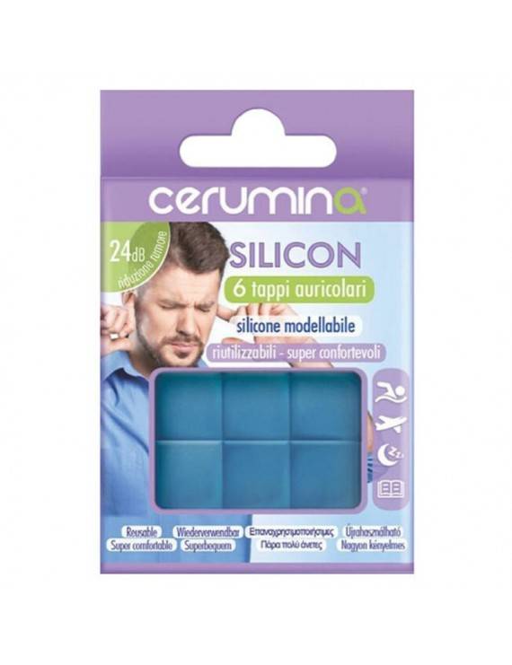 Cerumina Silicon Waterproof Earplugs Pcs 6
