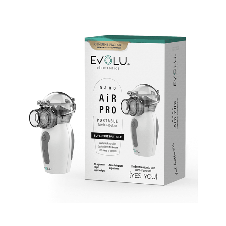 Evolu Nano Air Pro Portable Mesh, Nebulizer