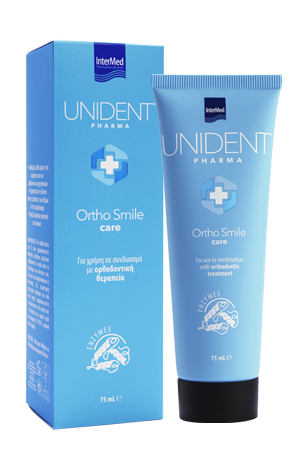 Intermed Unident Pharma Ortho Smile Care Oδοντόπαστα Για Χρήση Σε Συνδυασμό Με Την Ορθοδοντική Θεραπεία, 75Ml