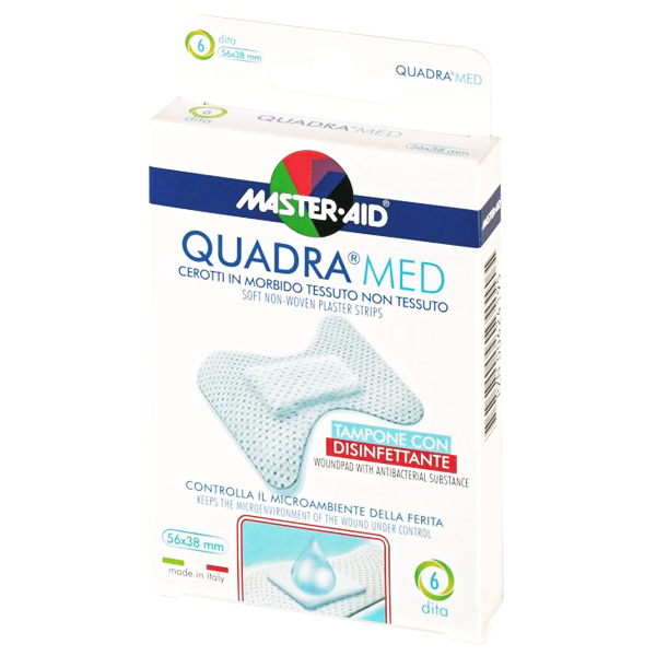 Master Aid Quadra Med Fingertip 010.09 Strips 6